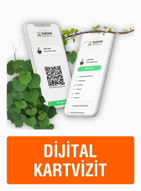 QR Kodlu Dijital Kartvizit ile Hep Aktif Olun.