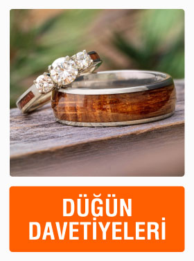 Düğün davetiye örnekleri ve basımı.